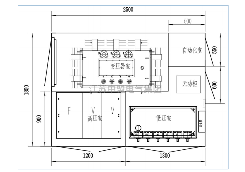 小型化箱变示意