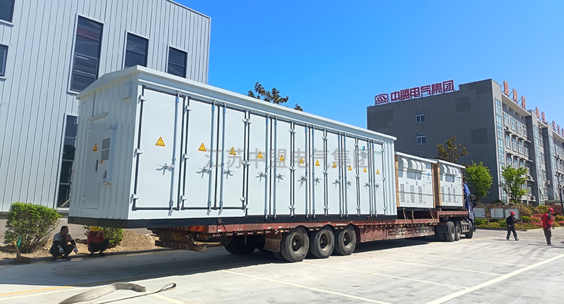 分布式光伏电站一二次并网预制舱